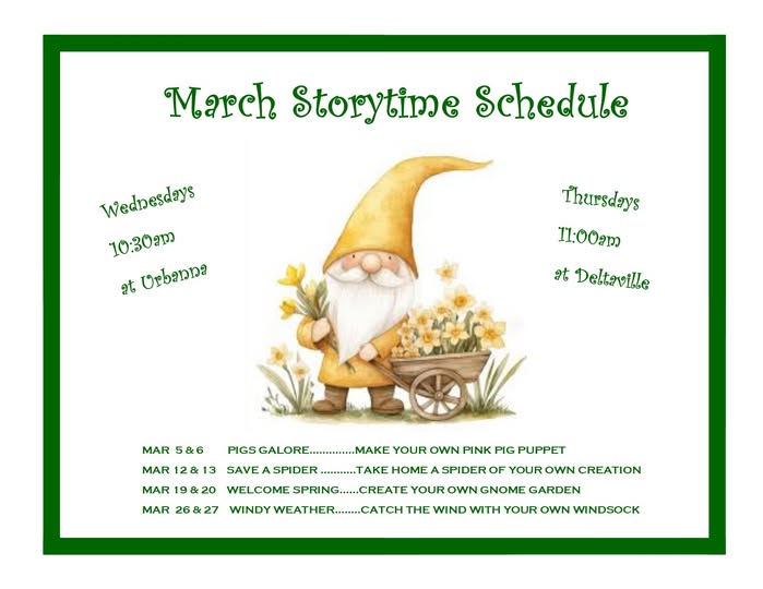 March Story Time